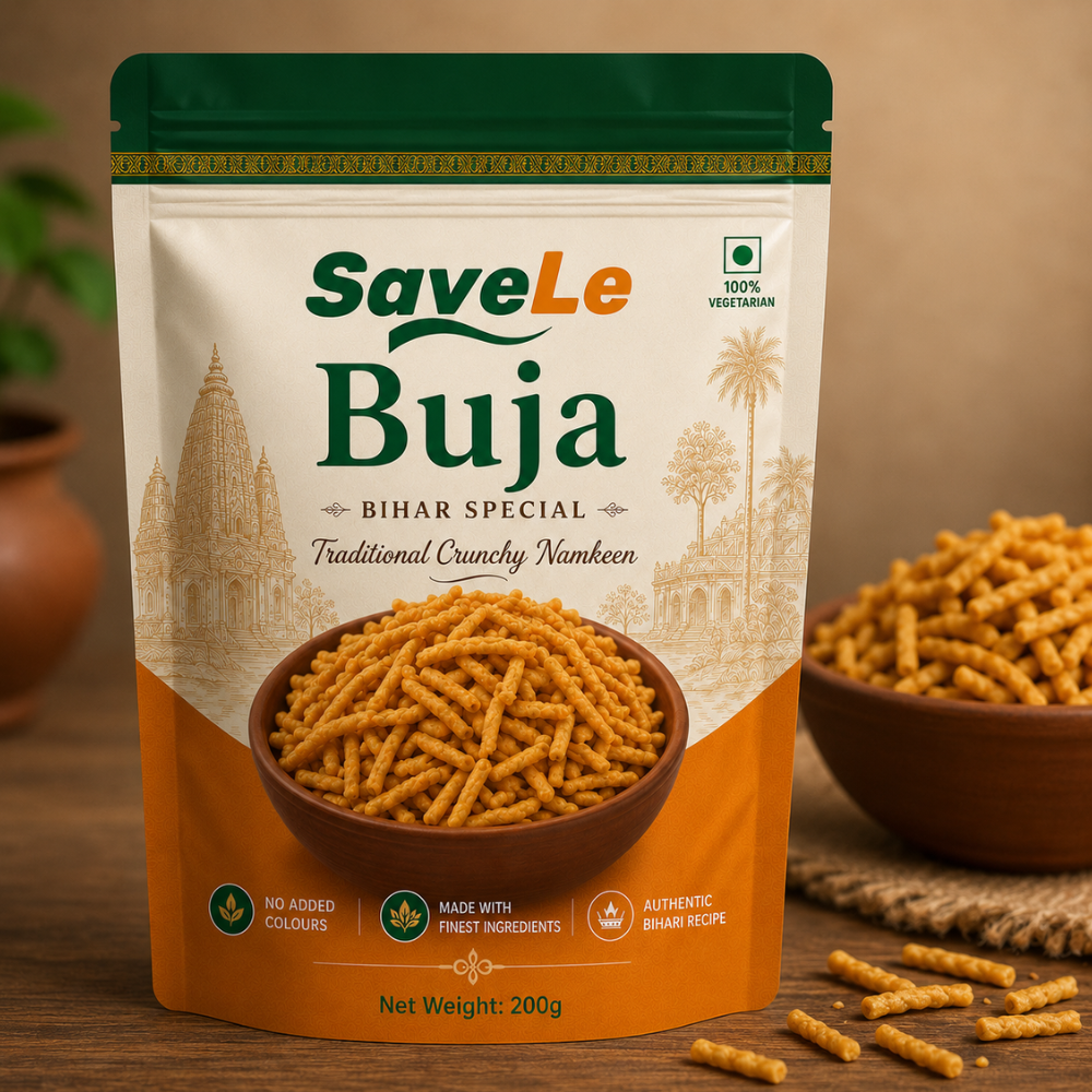SaveLe Buja – Bihar Special Traditional Crunchy Namkeen 200g