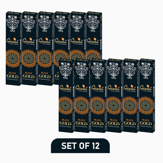 Black Gold Incense Sticks – Set of 12