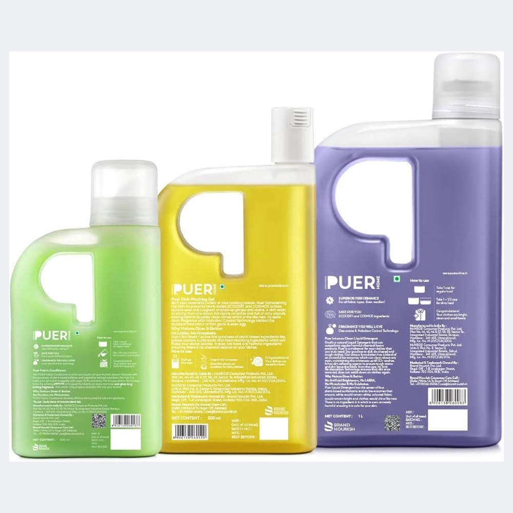 PUER Dishwashing Gel Zesty Blast 500ml