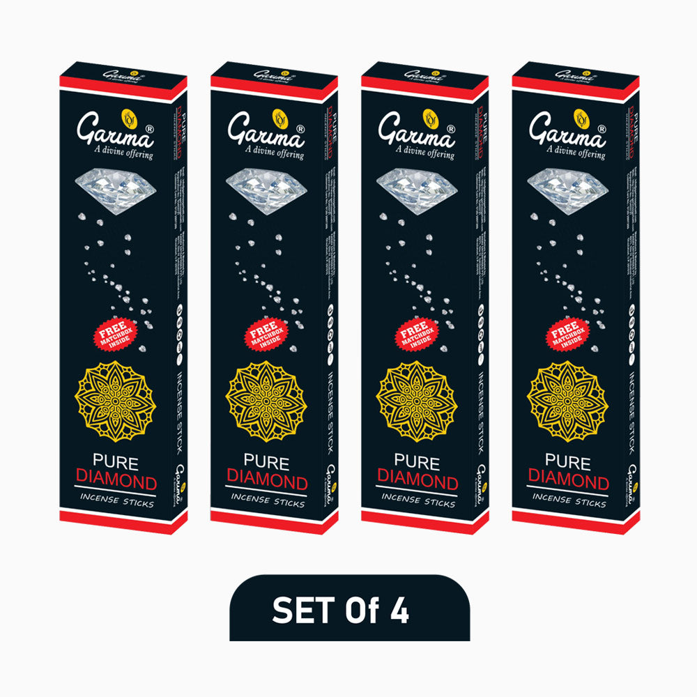 Pure Diamond Incense Sticks – Set of 4