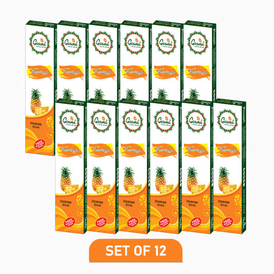 Pineapple Incense Sticks – Set of 12