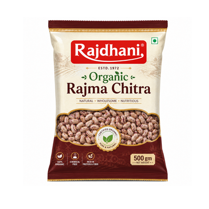 Organic Rajdhani Rajma Chitra 500g