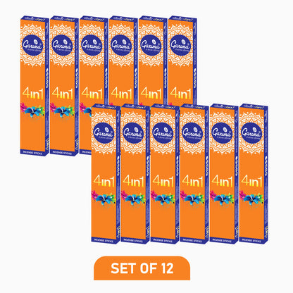 4 in 1 Incense Sticks 16 Sticks – Set of 12