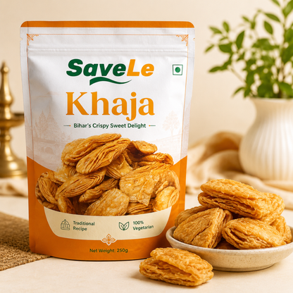 SaveLe Khaja – Bihar’s Crispy Sweet Delight