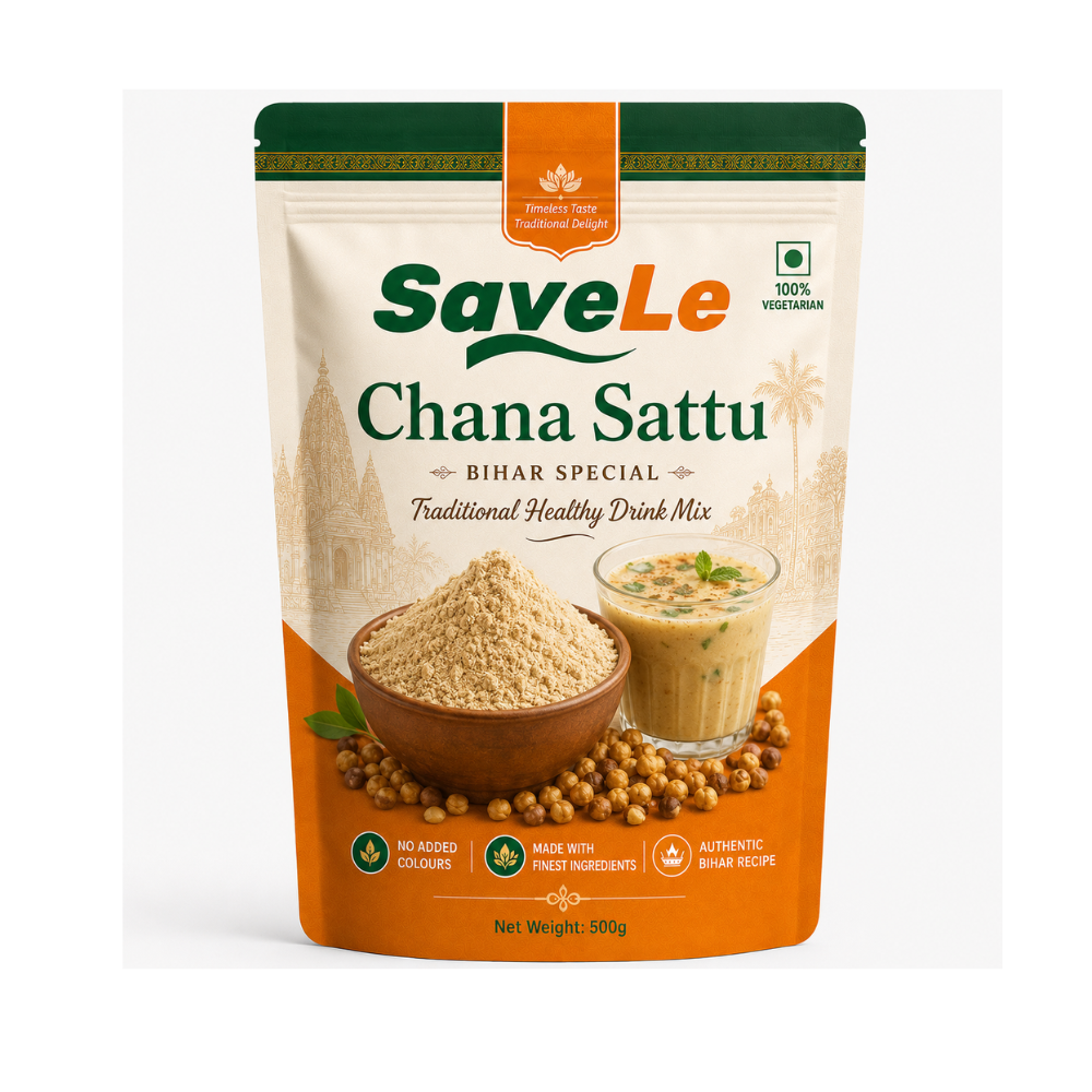 SaveLe Chana Sattu – Bihar Special Traditional Healthy Drink Mix 500g