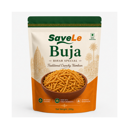 SaveLe Buja – Bihar Special Traditional Crunchy Namkeen 200g