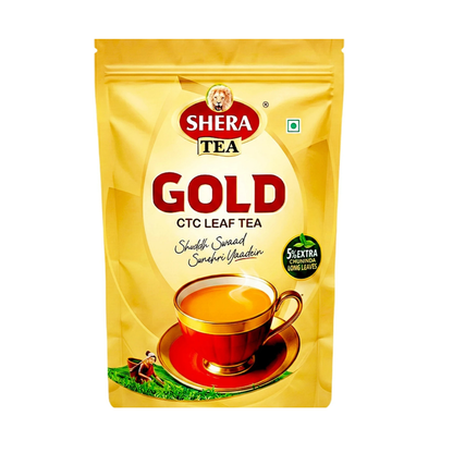 Shera Gold CTC Leaf Tea – Premium Black Tea Pouch