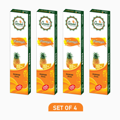 Pineapple Incense Sticks 100 Gm – Set of 4