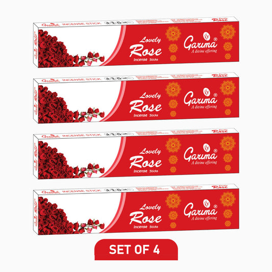 Lovely Rose Incense Sticks – Set of 4