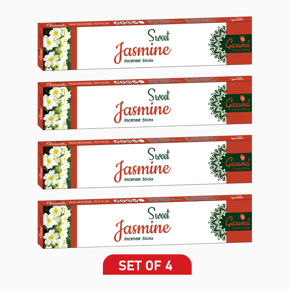 Sweet Jasmine Incense Sticks – Set of 4