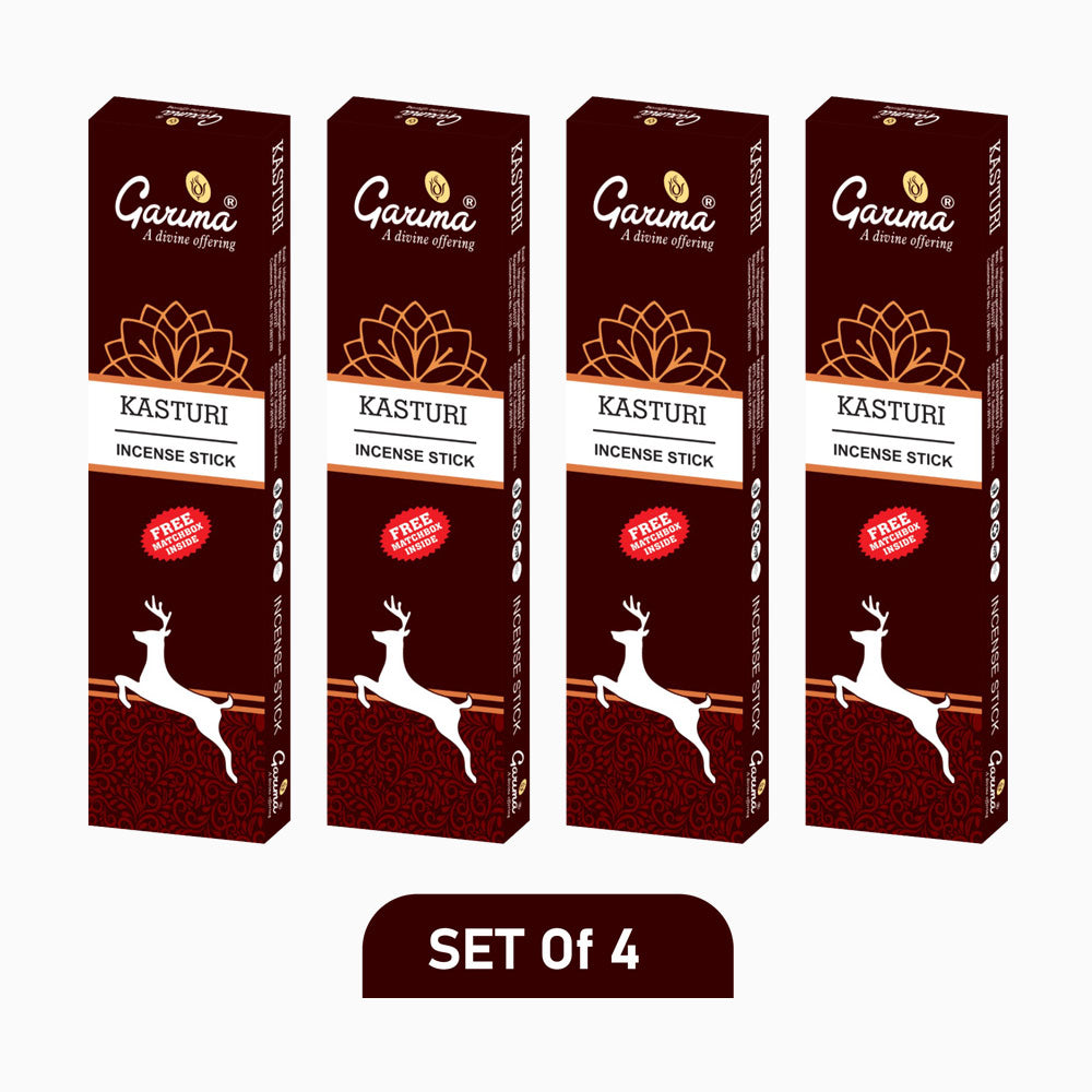 Kasturi Incense Sticks – Set of 4