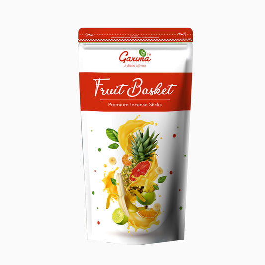 Fruit Basket Premium Incense Sticks Zipper Pouch – Set of 4