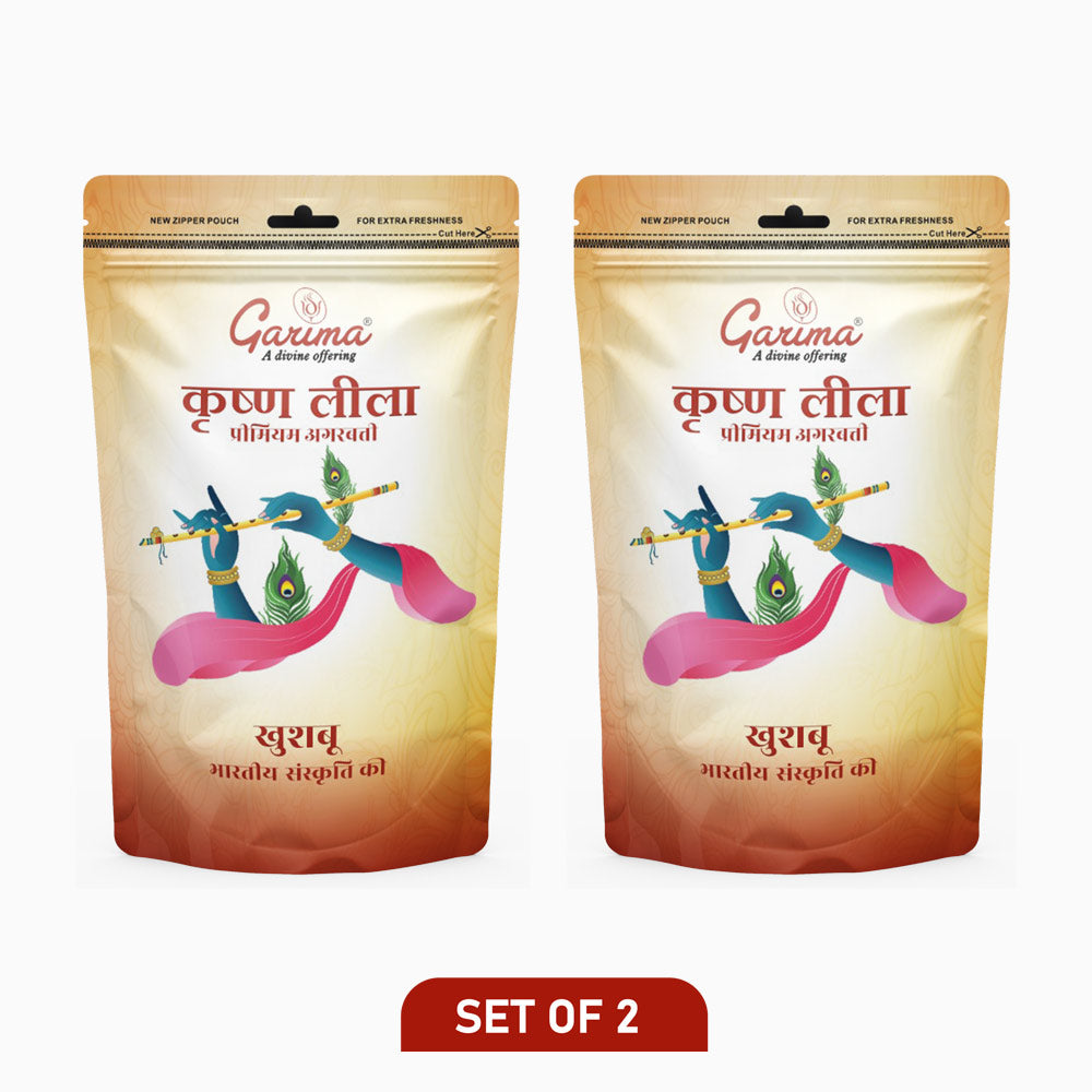 Krishna Leela Premium Incense Sticks – Set of 2