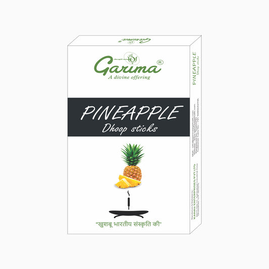 Pineapple Dry Dhoop Sticks – Set of 12