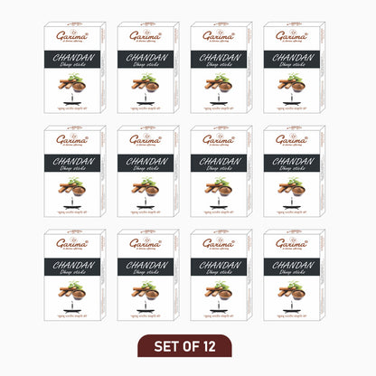 Chandan Dry Dhoop Sticks – Set of 12