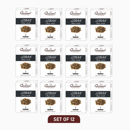 Loban Dry Dhoop Sticks – Set of 12