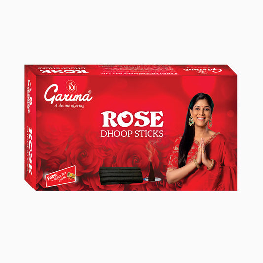 Lovely Rose Wet Dhoop Sticks – Set of 12