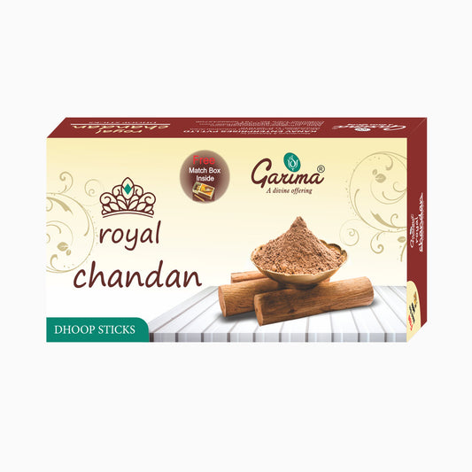 Royal Chandan Wet Dhoop Sticks – Set of 12