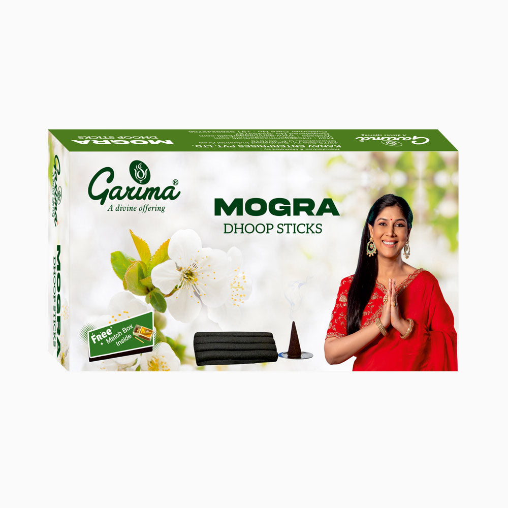 Mogra Wet Dhoop Sticks – Set of 12