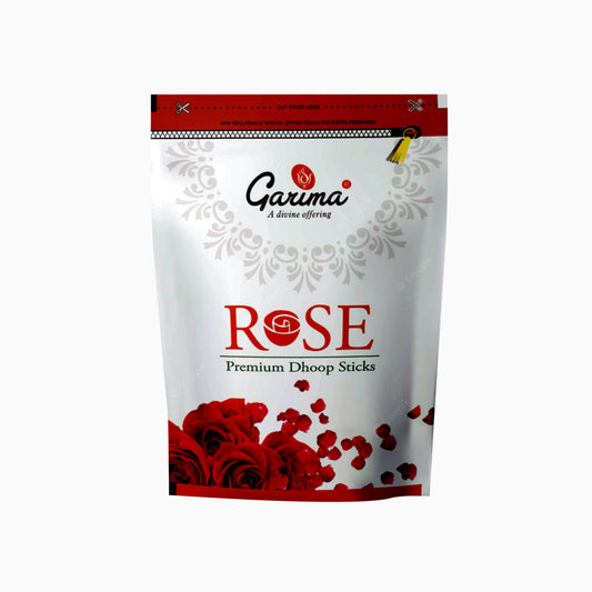 Rose Premium Dhoop Sticks Zipper Pouch – Set of 6