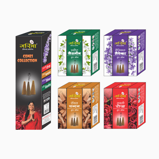 Mix Dhoop Cones – Set of 12