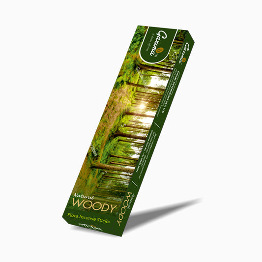 Woody Flora Premium Incense Sticks – Set of 6